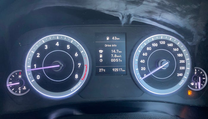 2020 Hyundai Creta SX 1.5 PETROL, Petrol, Manual, 92,501 km, Odometer Image