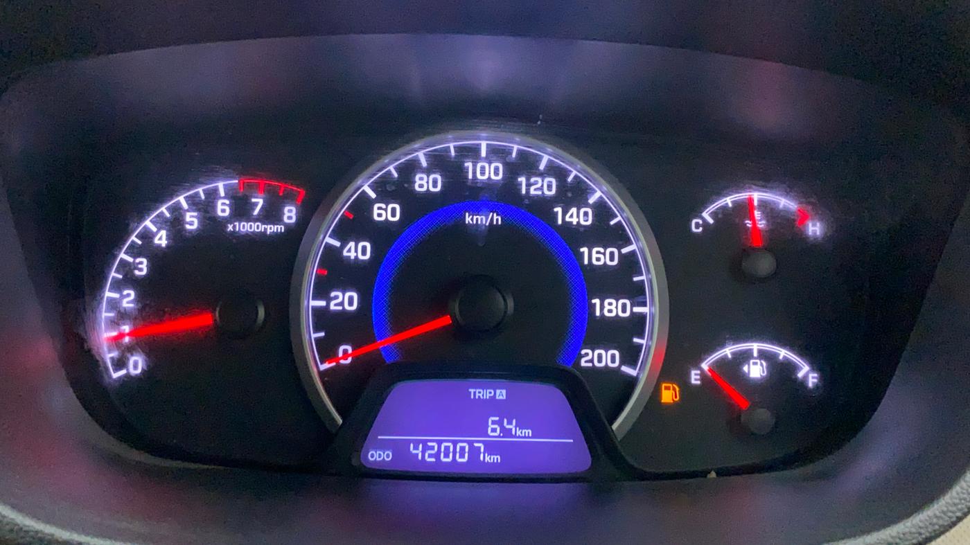 2017 Hyundai Grand i10 MAGNA 1.2 KAPPA VTVT, CNG, Manual, 42,006 km, Odometer Image