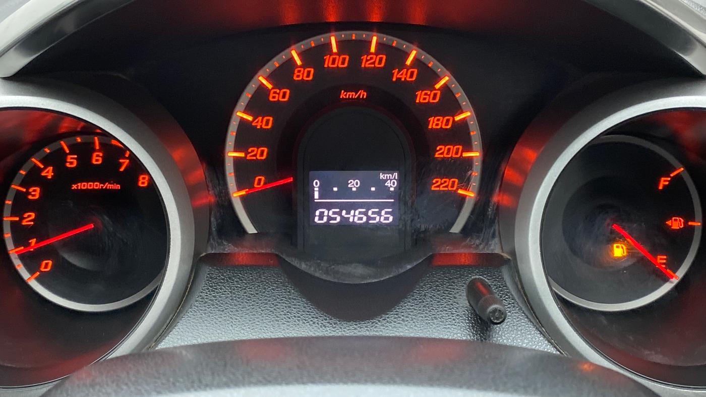 2010 Honda Jazz 1.2L I-VTEC BASE, Petrol, Manual, 54,656 km, Odometer Image