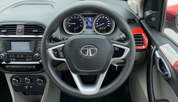 2017 Tata Tiago XZA 1.2 REVOTRON, Petrol, Automatic, 3,812 km, Steering Wheel Close Up