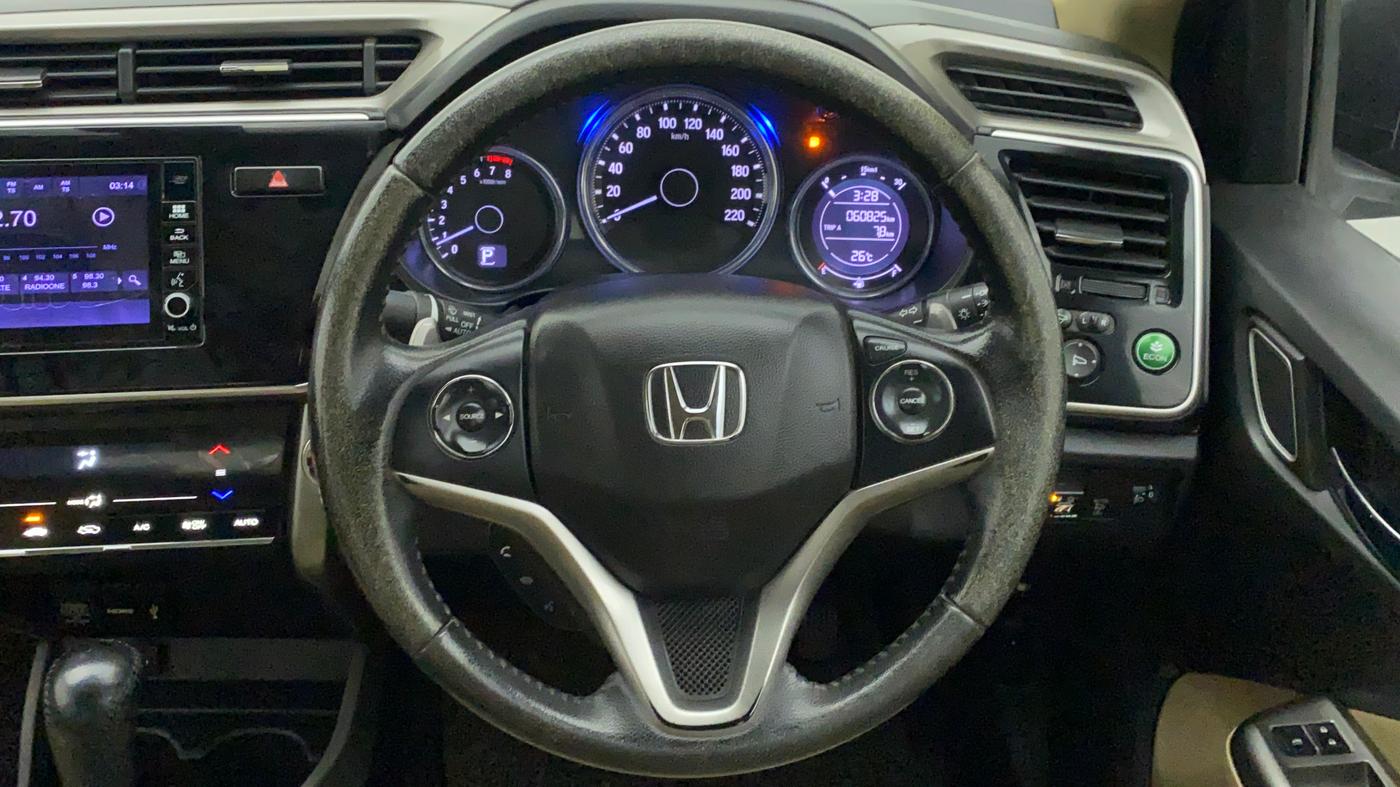 2017 Honda City 1.5L I-VTEC ZX CVT, CNG, Automatic, 61,053 km, Steering Wheel Close Up