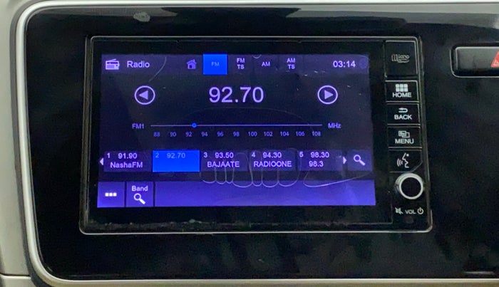 2017 Honda City 1.5L I-VTEC ZX CVT, CNG, Automatic, 61,053 km, Infotainment System