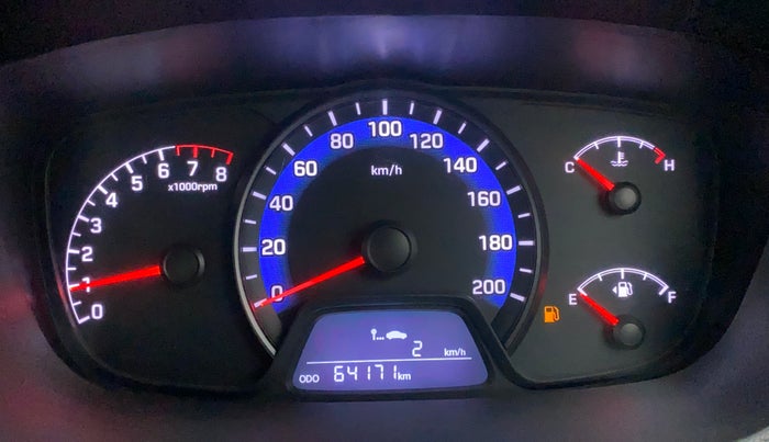 2014 Hyundai Xcent BASE 1.2, Petrol, Manual, 64,171 km, Odometer Image