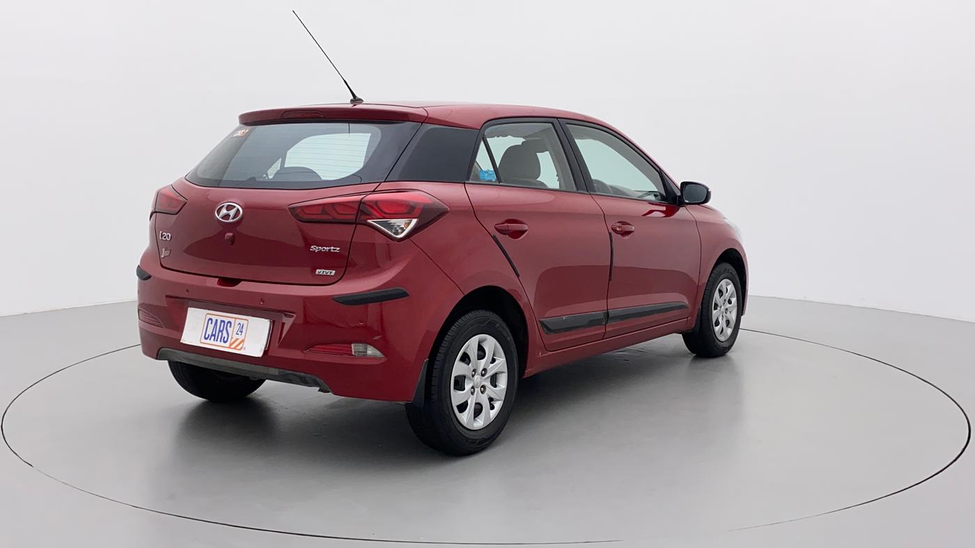 2015 Hyundai Elite i20 SPORTZ 1.2, Petrol, Manual, 50,359 km, Right Back Diagonal