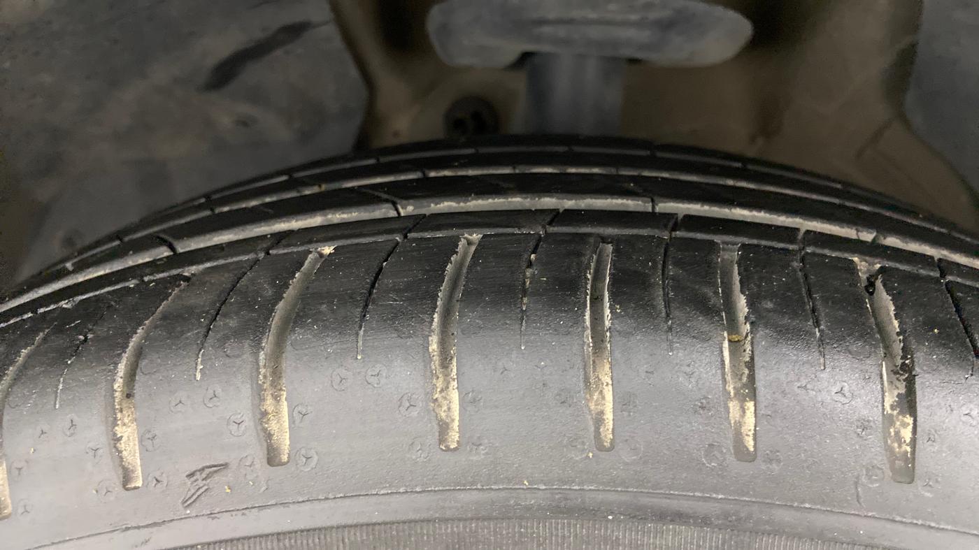 2021 MG HECTOR SHARP 1.5 PETROL CVT, Petrol, Automatic, 7,887 km, Left Front Tyre Tread