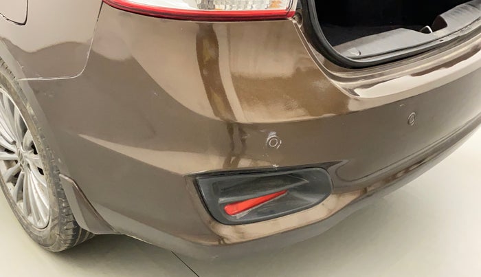 2015 Maruti Ciaz ZXI+, Petrol, Manual, 93,082 km, Rear bumper - Minor scratches