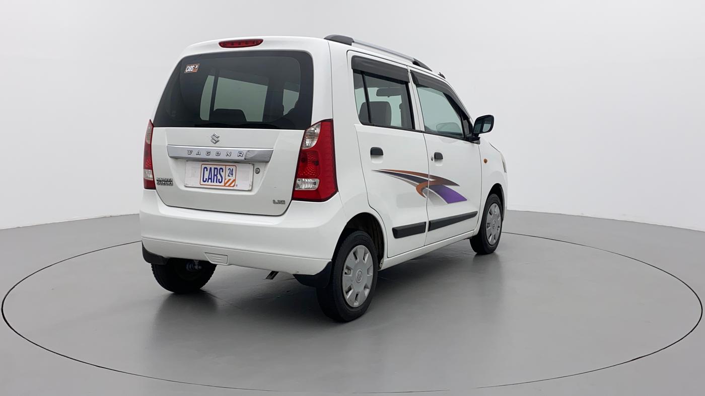 2014 Maruti Wagon R 1.0 LXI CNG, CNG, Manual, 1,11,079 km, Right Back Diagonal