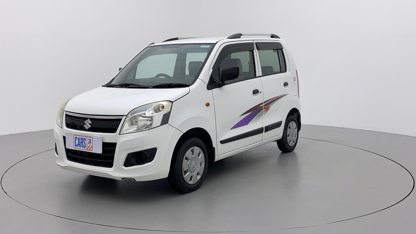 2014 Maruti Wagon R 1.0 LXI CNG, CNG, Manual, 1,11,079 km, Left Front Diagonal