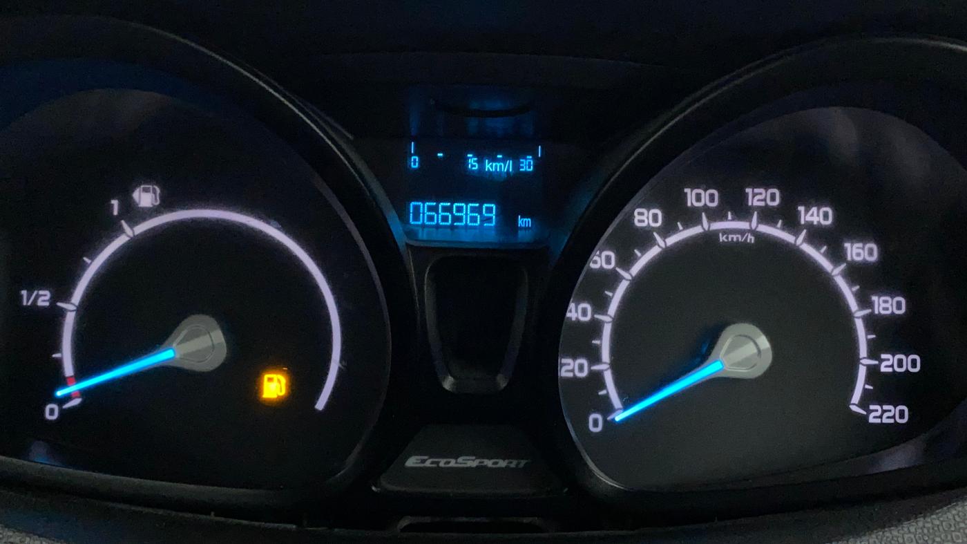 2016 Ford Ecosport AMBIENTE 1.5L PETROL, Petrol, Manual, 66,969 km, Odometer Image