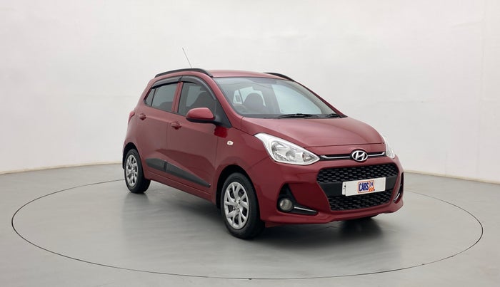 2017 Hyundai Grand i10 SPORTZ 1.2 KAPPA VTVT, Petrol, Manual, 36,621 km, Right Front Diagonal