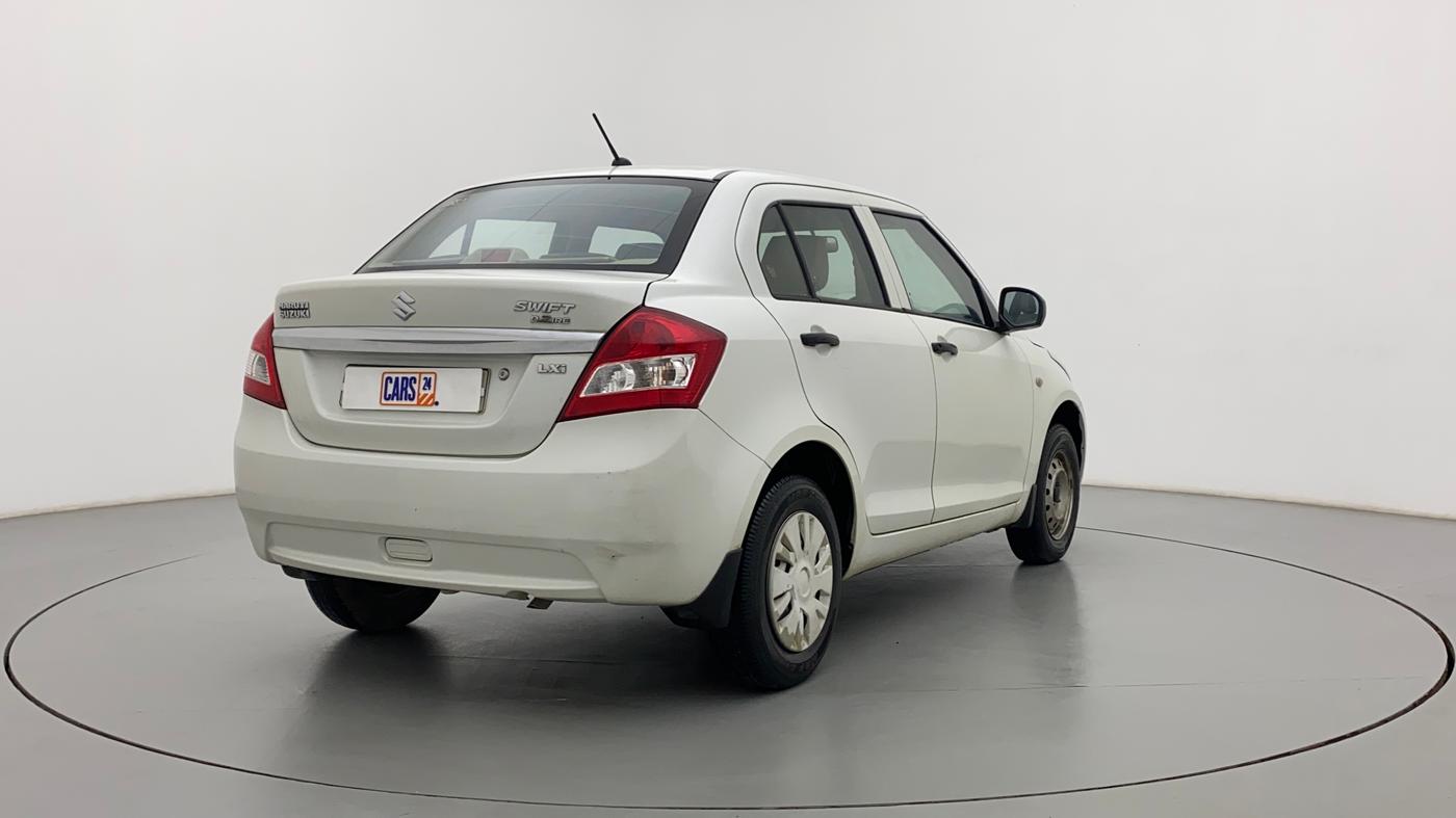 2012 Maruti Swift Dzire LXI, Petrol, Manual, 12,586 km, Right Back Diagonal