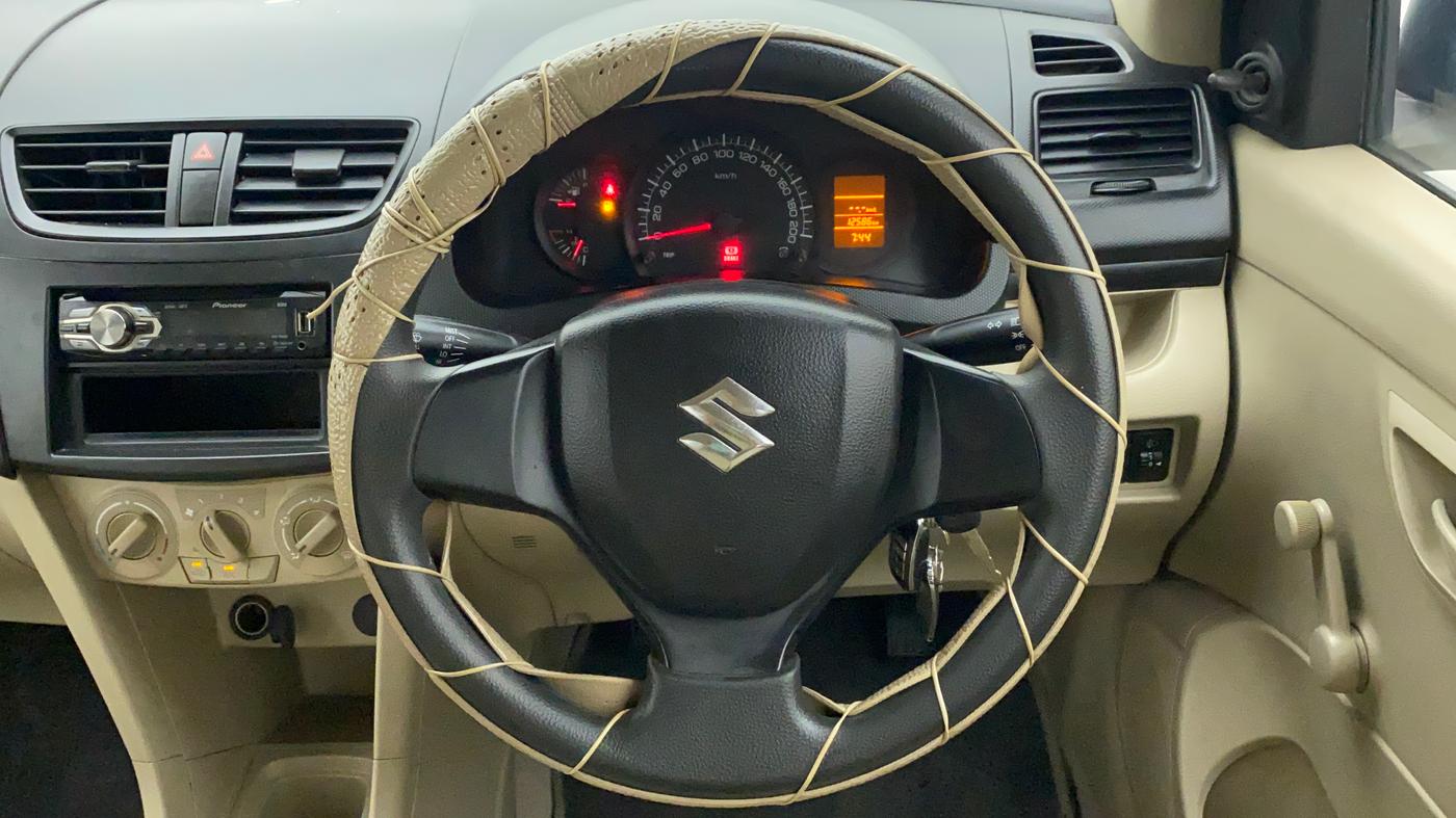 2012 Maruti Swift Dzire LXI, Petrol, Manual, 12,586 km, Steering Wheel Close Up