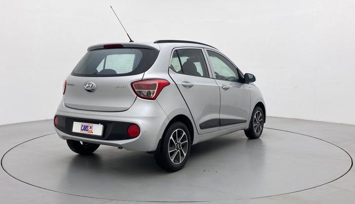 2018 Hyundai Grand i10 SPORTZ AT 1.2 KAPPA VTVT, Petrol, Automatic, 50,406 km, Right Back Diagonal
