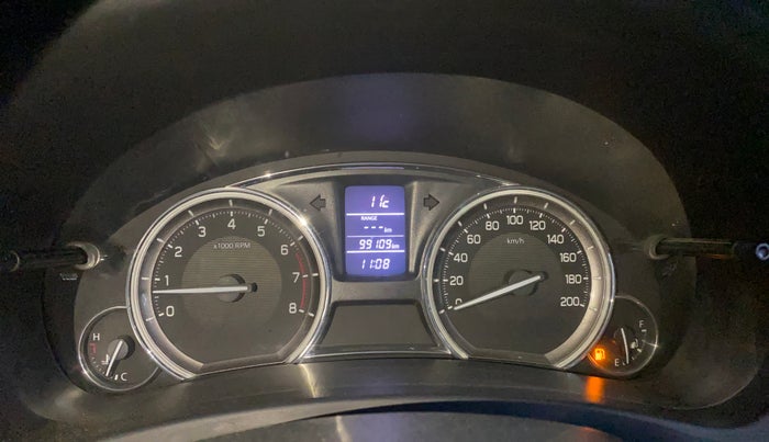 2017 Maruti Ciaz ALPHA 1.4 PETROL, Petrol, Manual, 99,095 km, Odometer Image