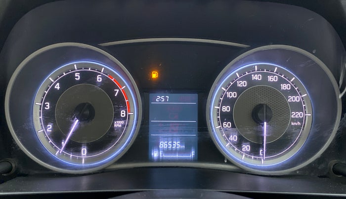 2019 Maruti Dzire VXI, Petrol, Manual, 86,535 km, Odometer Image