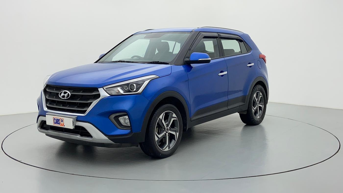2019 Hyundai Creta 1.6 VTVT SX AUTO, Petrol, Automatic, 13,276 km, Left Front Diagonal