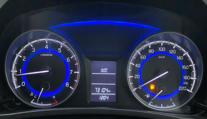 2016 Maruti Baleno DELTA 1.2 K12, Petrol, Manual, 73,594 km, Odometer Image