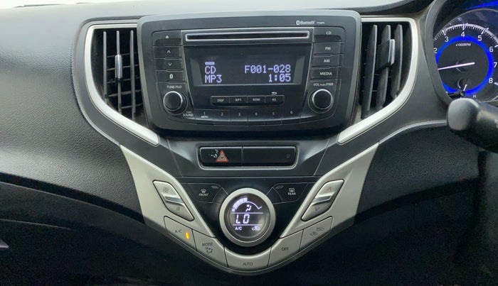 2016 Maruti Baleno DELTA 1.2 K12, Petrol, Manual, 73,594 km, Air Conditioner
