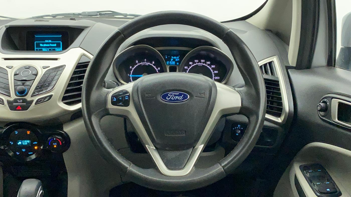 2017 Ford Ecosport TITANIUM 1.5L PETROL AT, Petrol, Automatic, 1,21,538 km, Steering Wheel Close Up