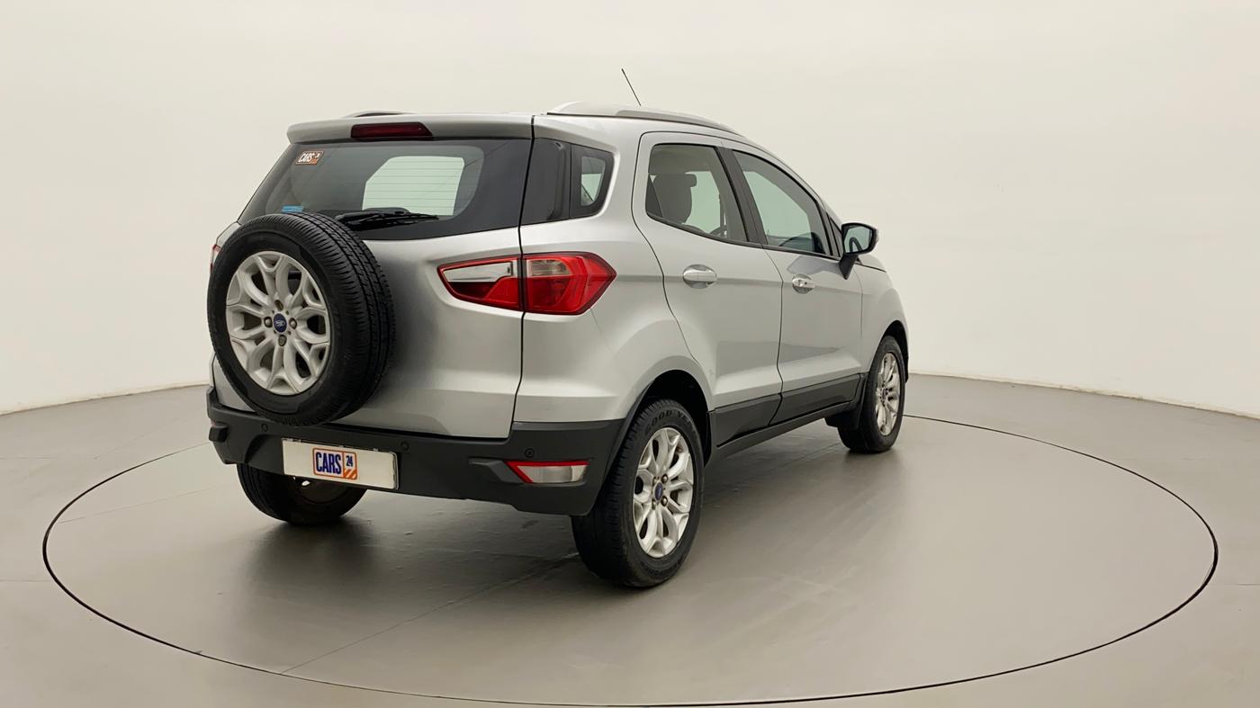 2017 Ford Ecosport TITANIUM 1.5L PETROL AT, Petrol, Automatic, 1,21,538 km, Right Back Diagonal