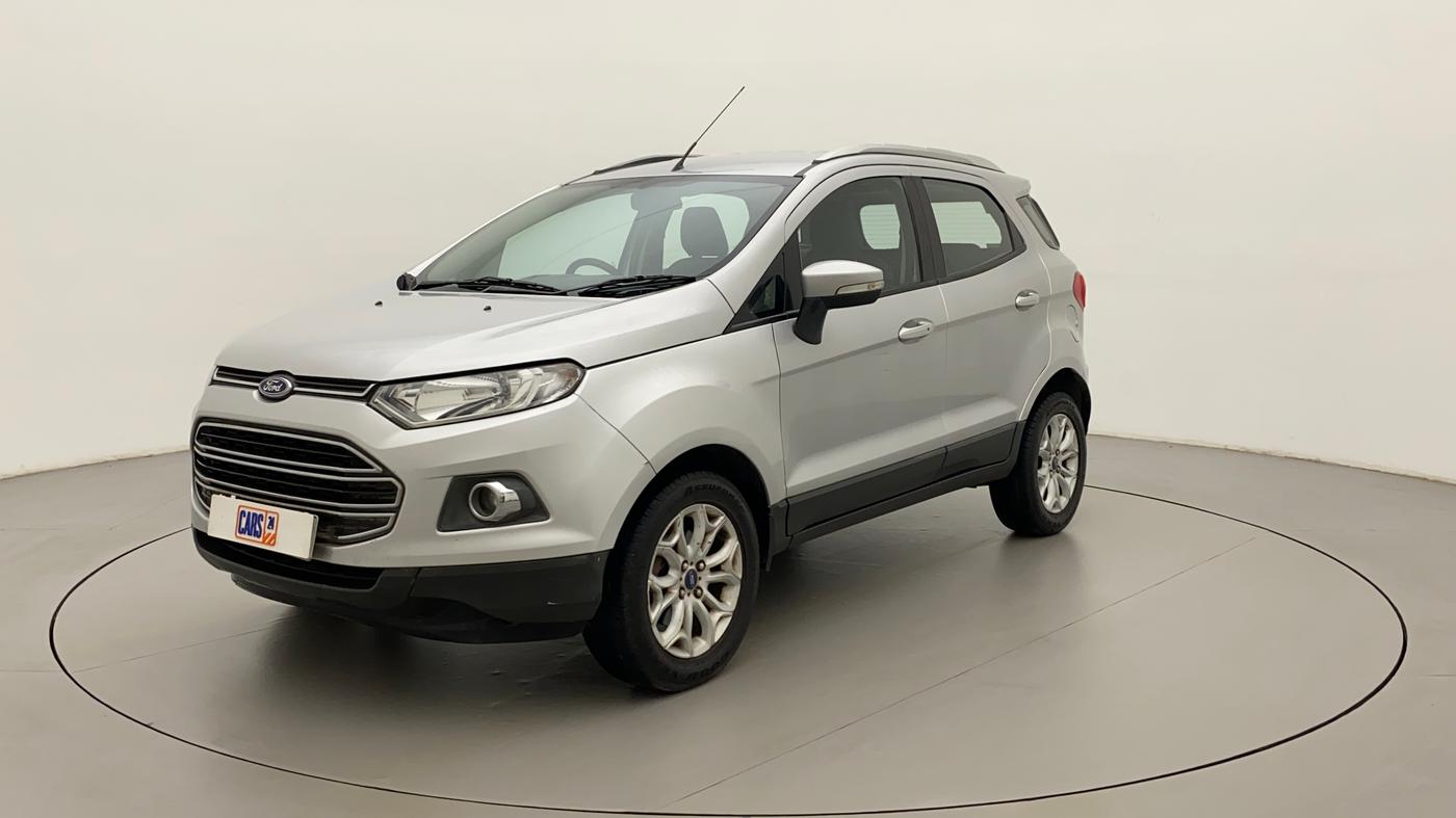 2017 Ford Ecosport TITANIUM 1.5L PETROL AT, Petrol, Automatic, 1,21,538 km, Left Front Diagonal