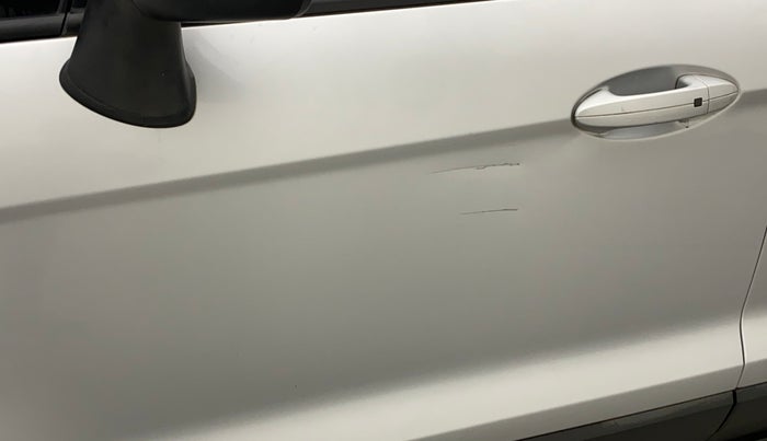 2017 Ford Ecosport TITANIUM 1.5L PETROL AT, Petrol, Automatic, 1,21,538 km, Front passenger door - Slightly dented