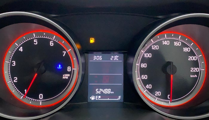 2020 Maruti Swift ZXI PLUS, Petrol, Manual, 52,488 km, Odometer Image