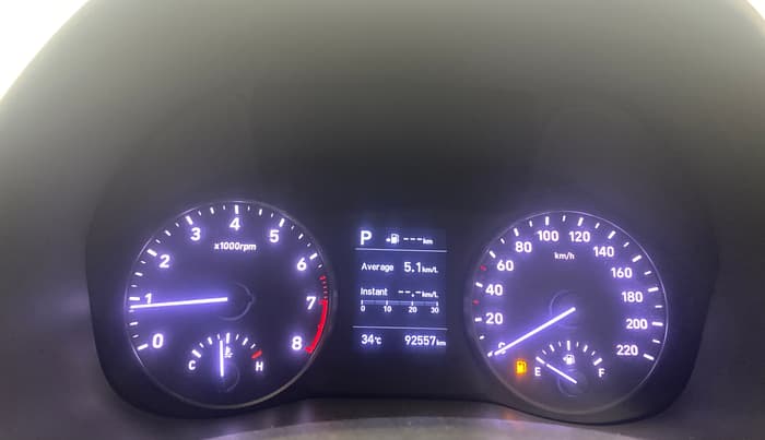 2019 Hyundai Verna 1.6 VTVT SX (O) AT, Petrol, Automatic, 92,536 km, Odometer Image