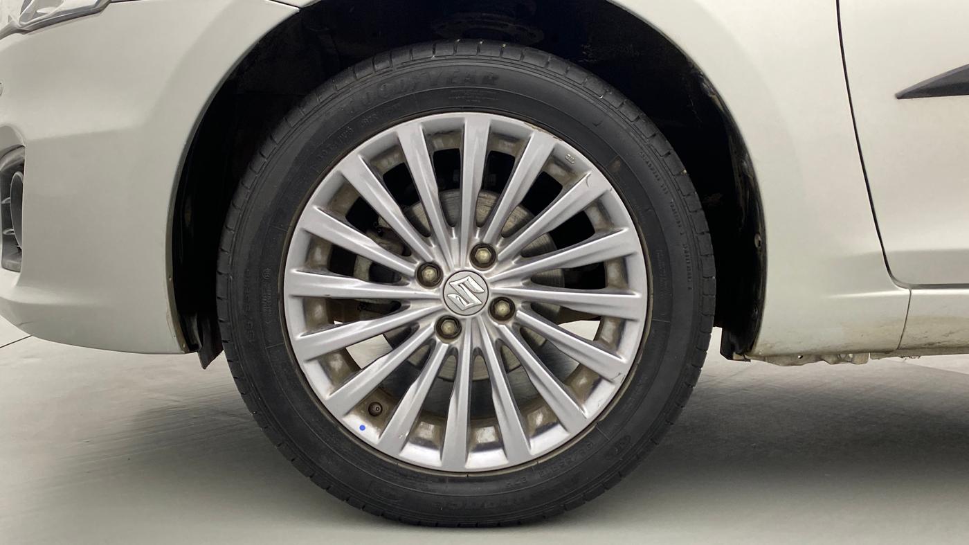 2018 Maruti Ciaz ALPHA 1.4 VVT AMT, Petrol, Automatic, 24,798 km, Left Front Wheel