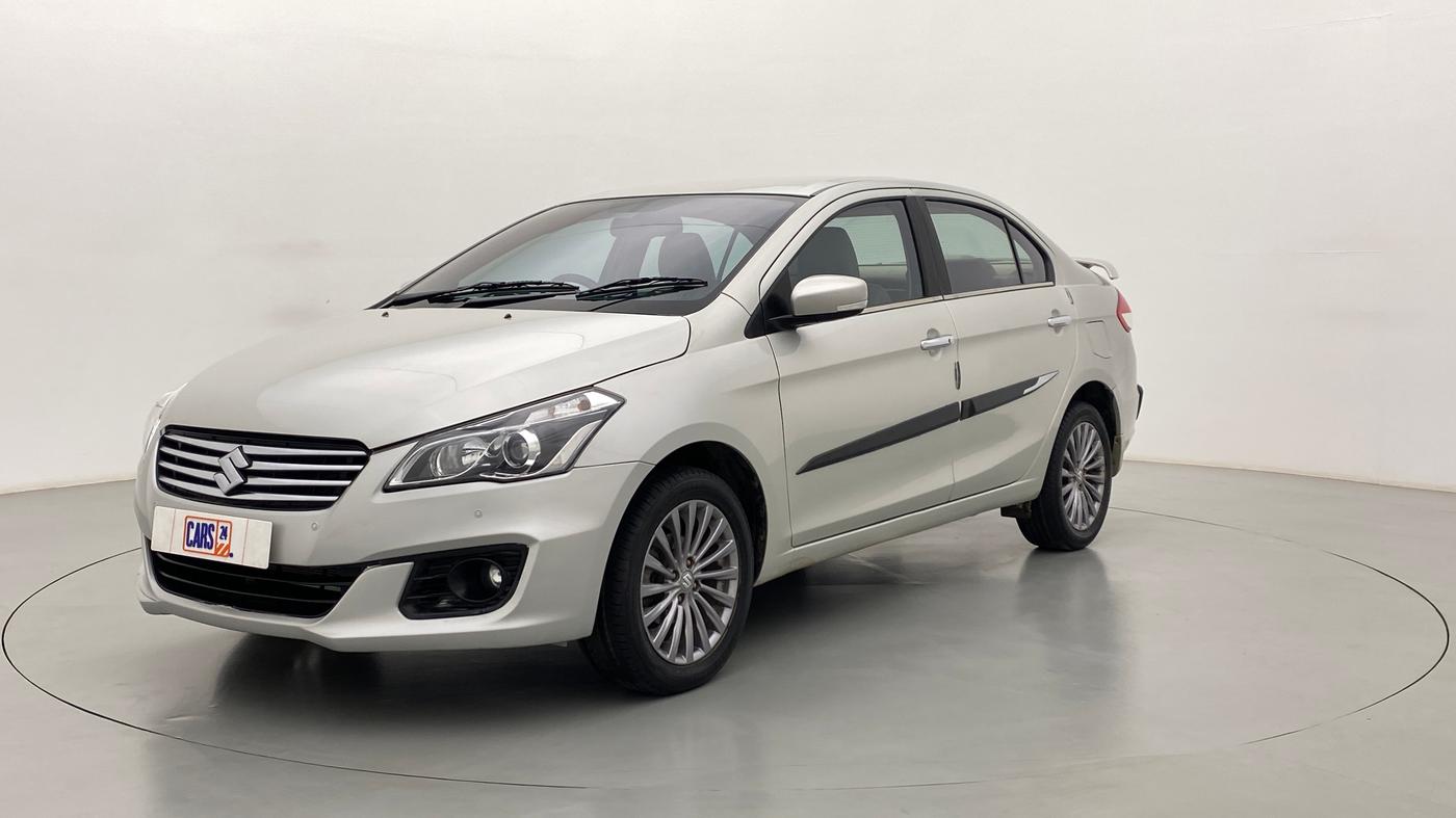 2018 Maruti Ciaz ALPHA 1.4 VVT AMT, Petrol, Automatic, 24,798 km, Left Front Diagonal
