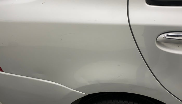 2011 Toyota Etios V, Petrol, Manual, 50,491 km, Right quarter panel - Slightly dented