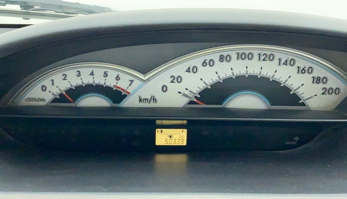 2011 Toyota Etios V, Petrol, Manual, 50,491 km, Odometer Image