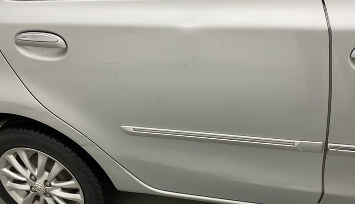 2011 Toyota Etios V, Petrol, Manual, 50,491 km, Right rear door - Minor scratches