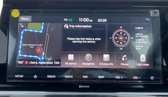 2019 KIA SELTOS HTX 1.5 PETROL MT, Petrol, Manual, 22,924 km, Touchscreen Infotainment System