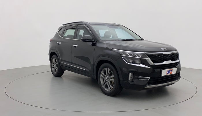 2019 KIA SELTOS HTX 1.5 PETROL MT, Petrol, Manual, 22,924 km, Right Front Diagonal