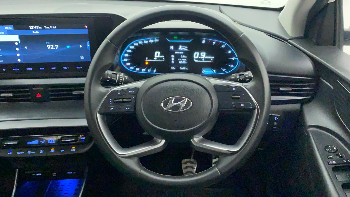 2021 Hyundai NEW I20 Asta 1.0 GDI Turbo IMT, Petrol, Manual, 56,450 km, Steering Wheel Close Up