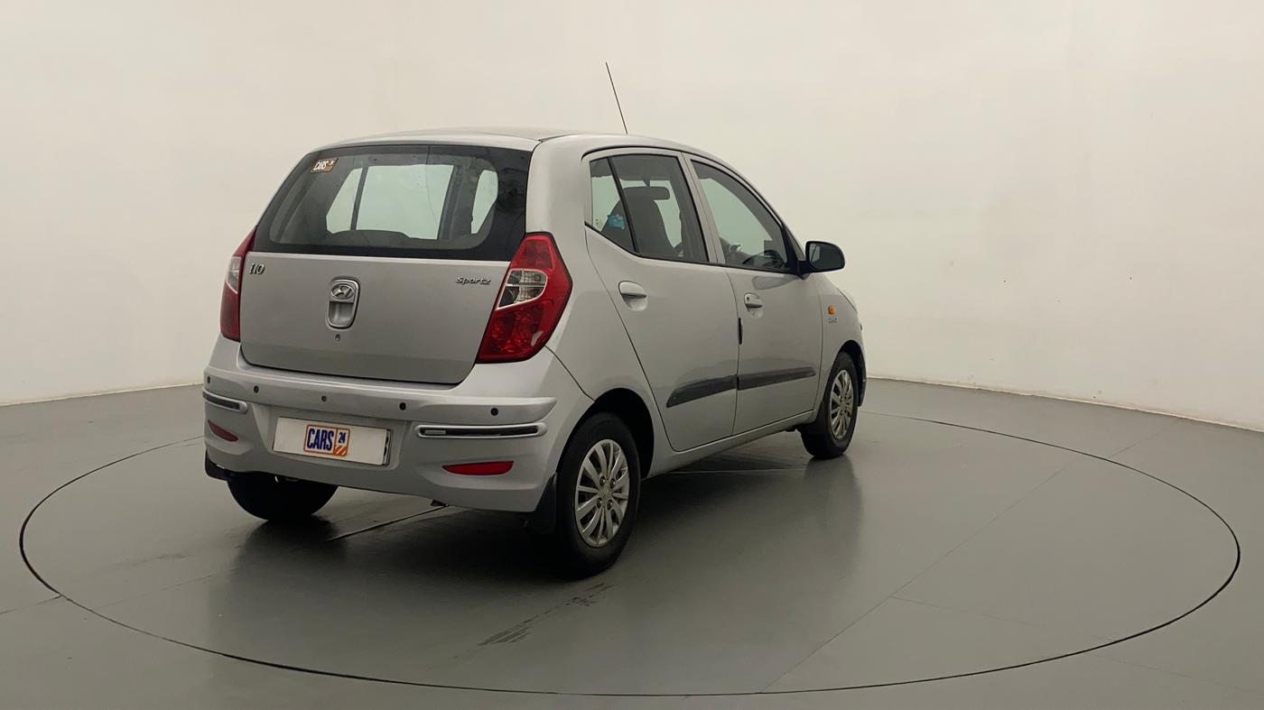 2014 Hyundai i10 SPORTZ 1.1, Petrol, Manual, 40,677 km, Right Back Diagonal