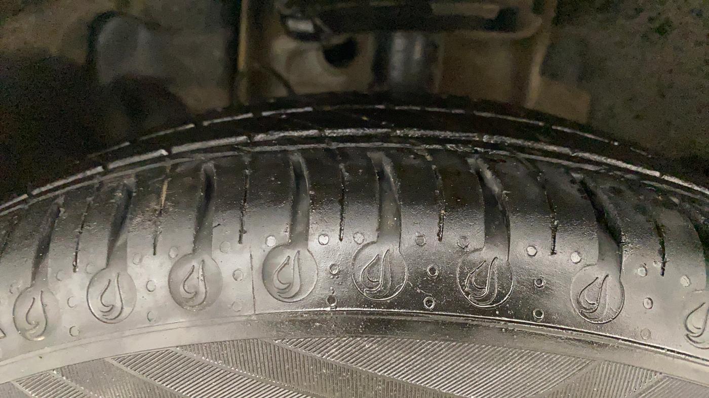 2025 Tata Tiago XM CNG, CNG, Manual, 18,190 km, Left Front Tyre Tread
