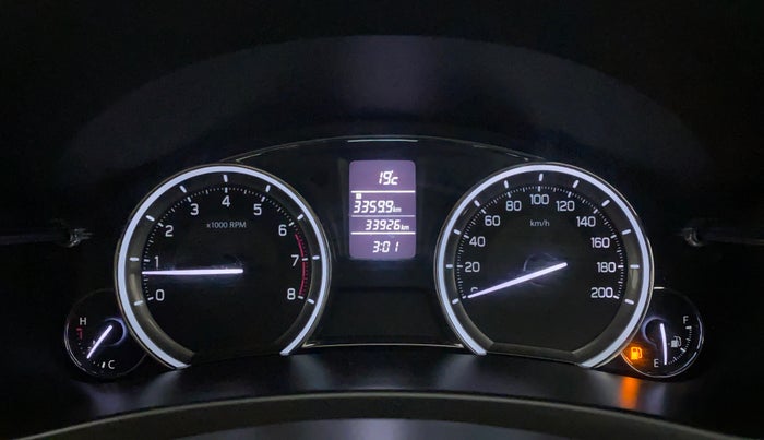 2016 Maruti Ciaz VXI+, Petrol, Manual, 33,926 km, Odometer Image