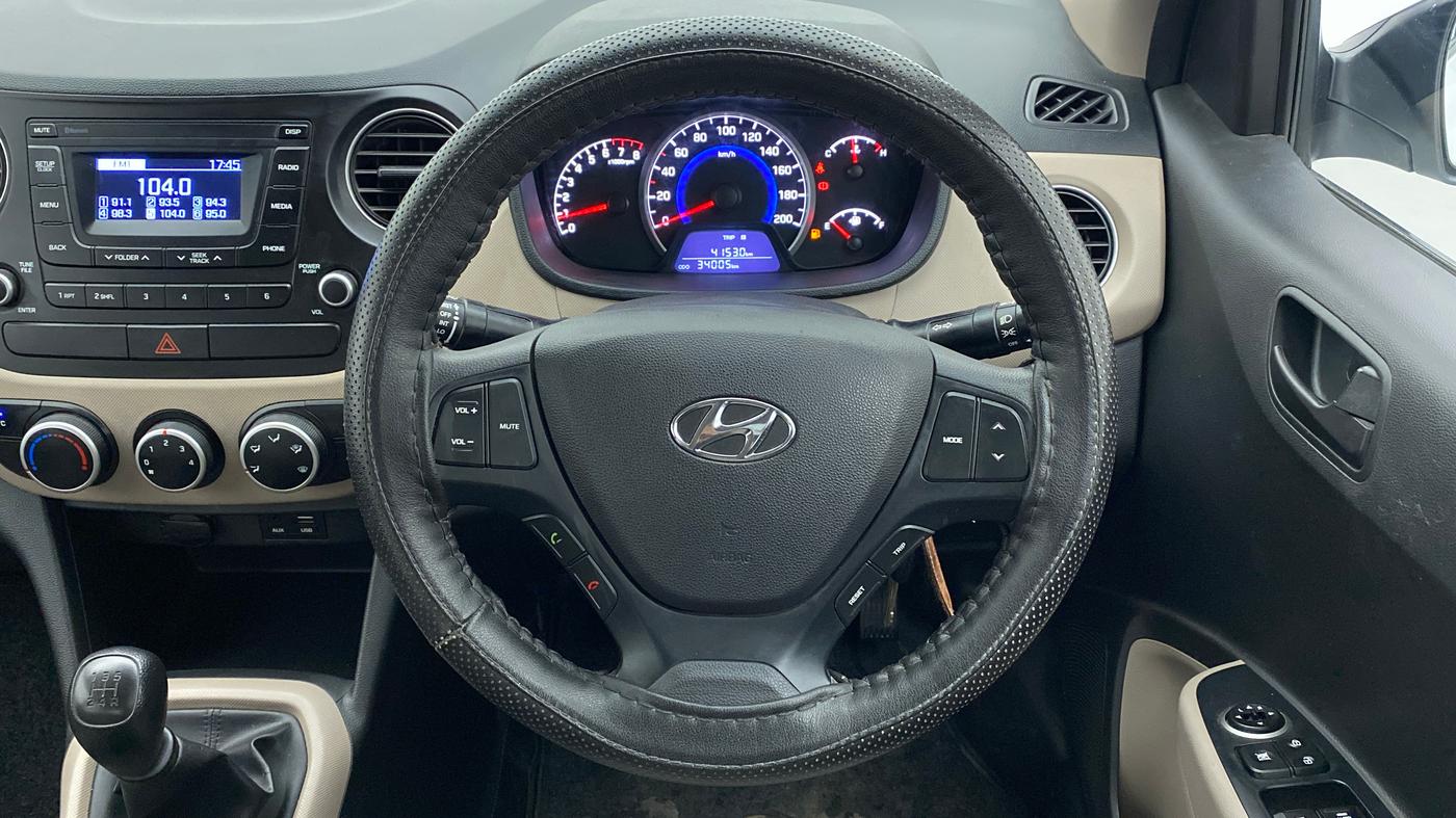 2019 Hyundai Grand i10 MAGNA 1.2 KAPPA VTVT, Petrol, Manual, 34,005 km, Steering Wheel Close Up