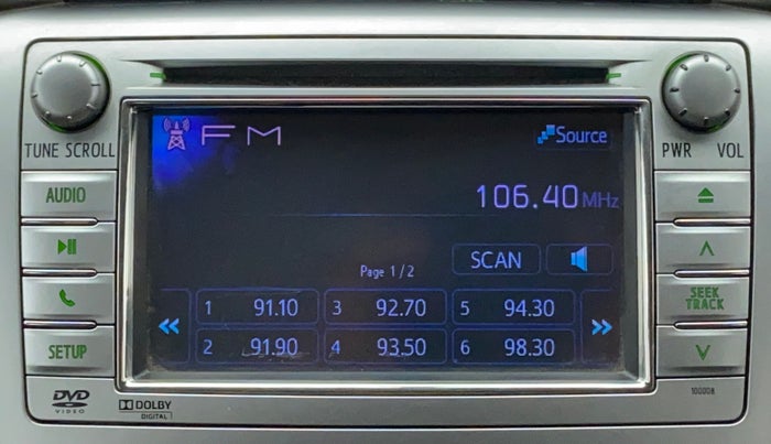 2013 Toyota Innova 2.5 VX 7 STR BS IV, Diesel, Manual, 1,13,604 km, Infotainment System