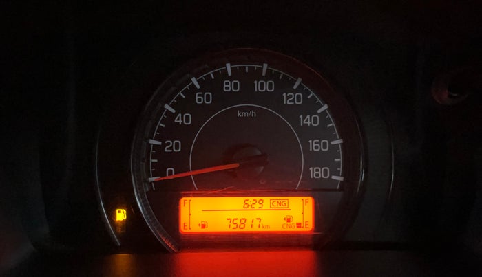 2021 Maruti New Wagon-R LXI CNG 1.0, CNG, Manual, 75,805 km, Odometer Image