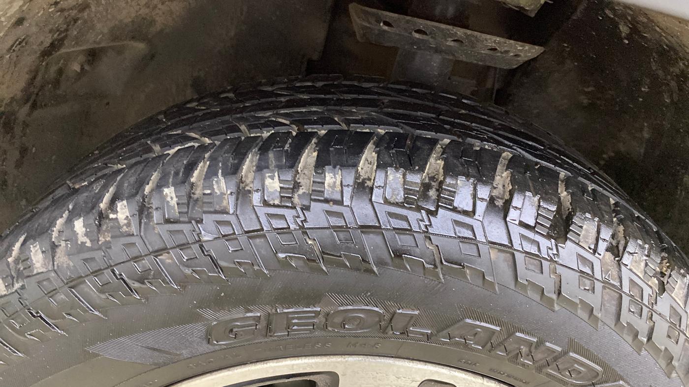 2020 Tata Harrier XZA PLUS 2.0L, Diesel, Automatic, 44,760 km, Left Front Tyre Tread