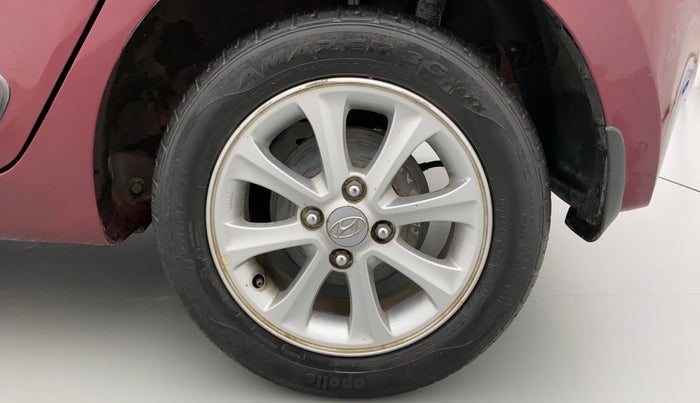 2015 Hyundai Grand i10 ASTA AT 1.2 KAPPA VTVT, Petrol, Automatic, 42,642 km, Left Rear Wheel