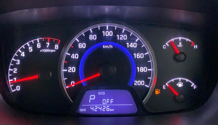 2015 Hyundai Grand i10 ASTA AT 1.2 KAPPA VTVT, Petrol, Automatic, 42,642 km, Odometer Image