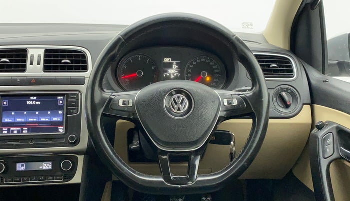 2018 Volkswagen Ameo HIGHLINE PLUS 1.0L 16 ALLOY, Petrol, Manual, 41,996 km, Steering Wheel Close Up
