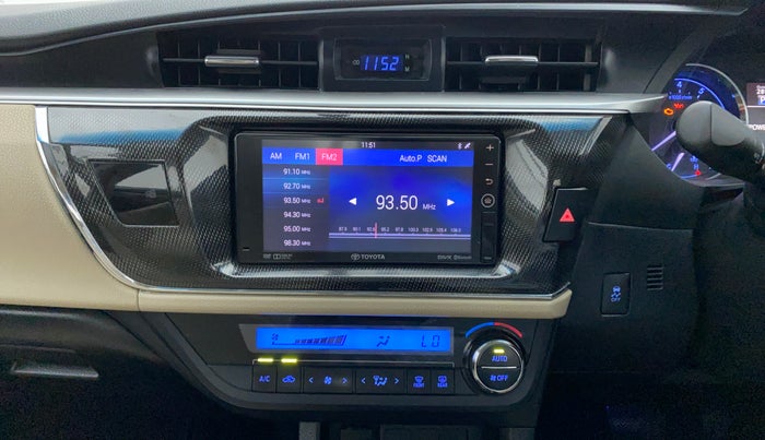 2016 Toyota Corolla Altis VL AT, Petrol, Automatic, 94,343 km, Air Conditioner