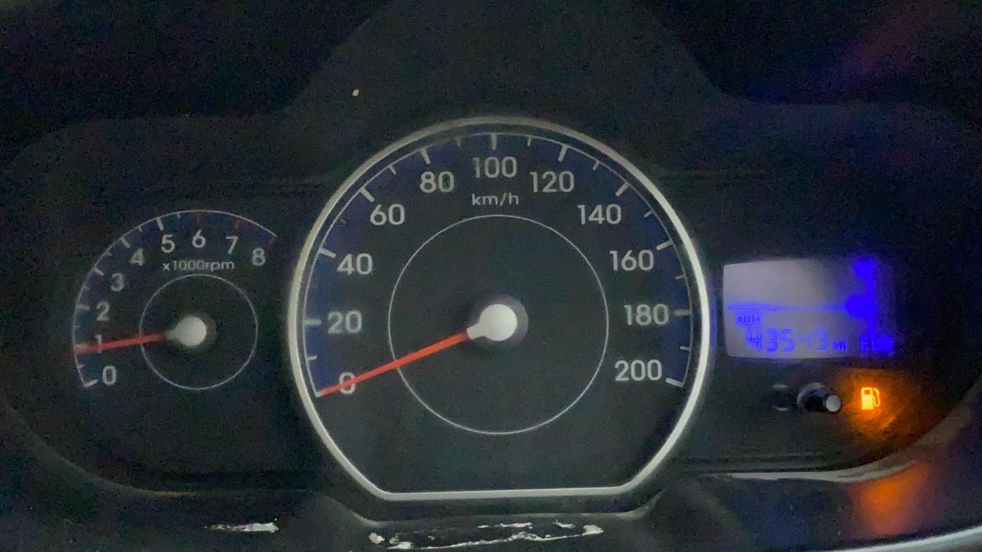 2011 Hyundai i10 ERA 1.1, Petrol, Manual, 43,548 km, Odometer Image