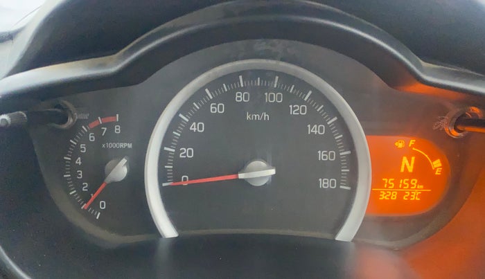 2016 Maruti Celerio ZXI AMT, Petrol, Automatic, 75,115 km, Odometer Image