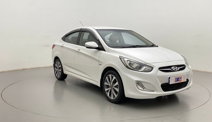 2014 Hyundai Verna FLUIDIC 1.6 SX CRDI, Diesel, Manual, 82,732 km, Right Front Diagonal